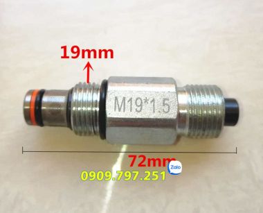 Van xả nhớt cầu nâng 2 trụ 4 trụ 72mm x ren 19mm