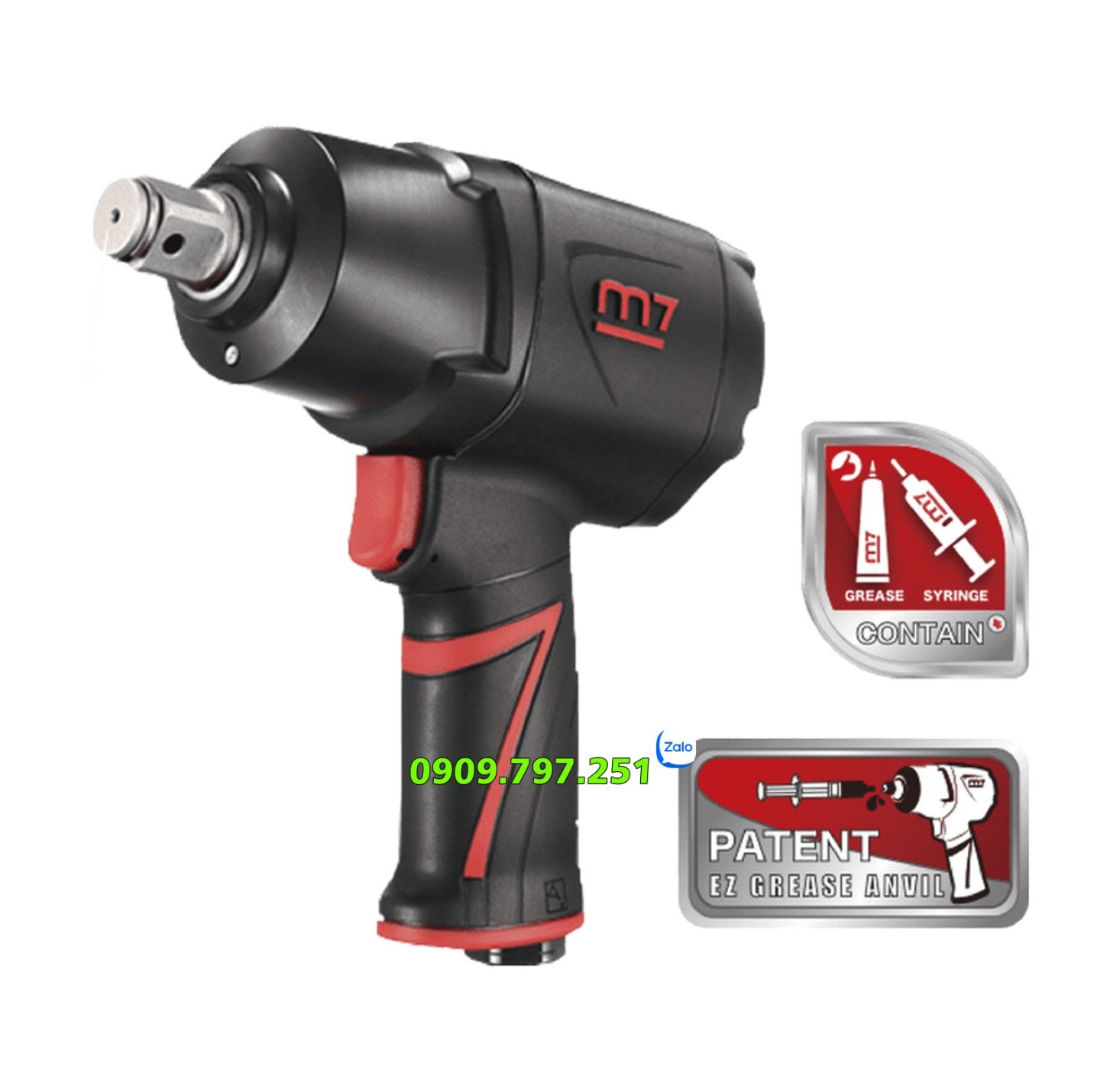 NC-6255QH Súng bắn ốc khí nén 3/4″ hãng M7 Đài Loan