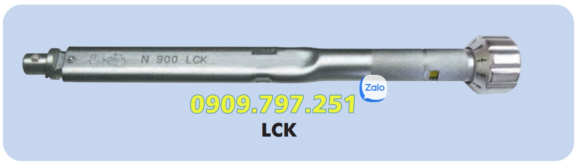 Cần siết cân lực đầu rời 100Nm Kanon N100LCK